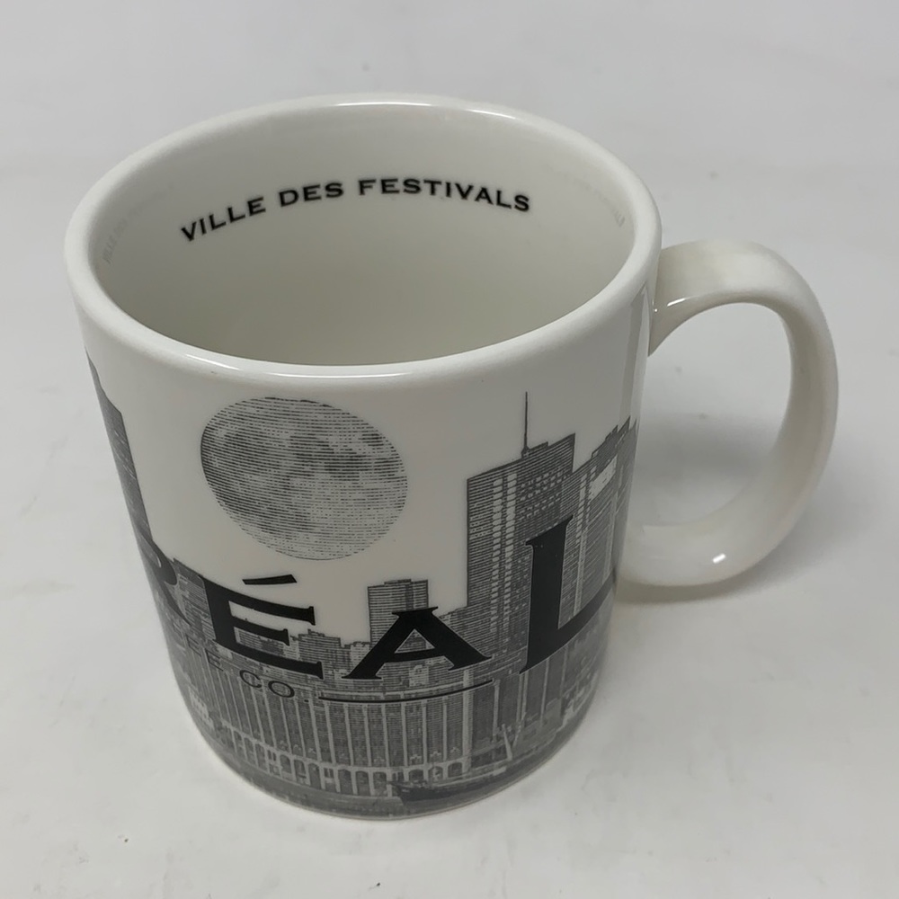 Starbucks Ville des Festivals Mug - Black and White